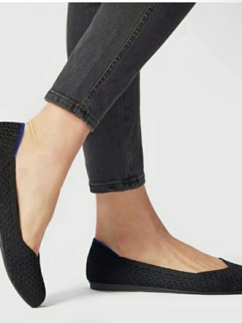 Rothy's Flats in Black US 8 New Without Box